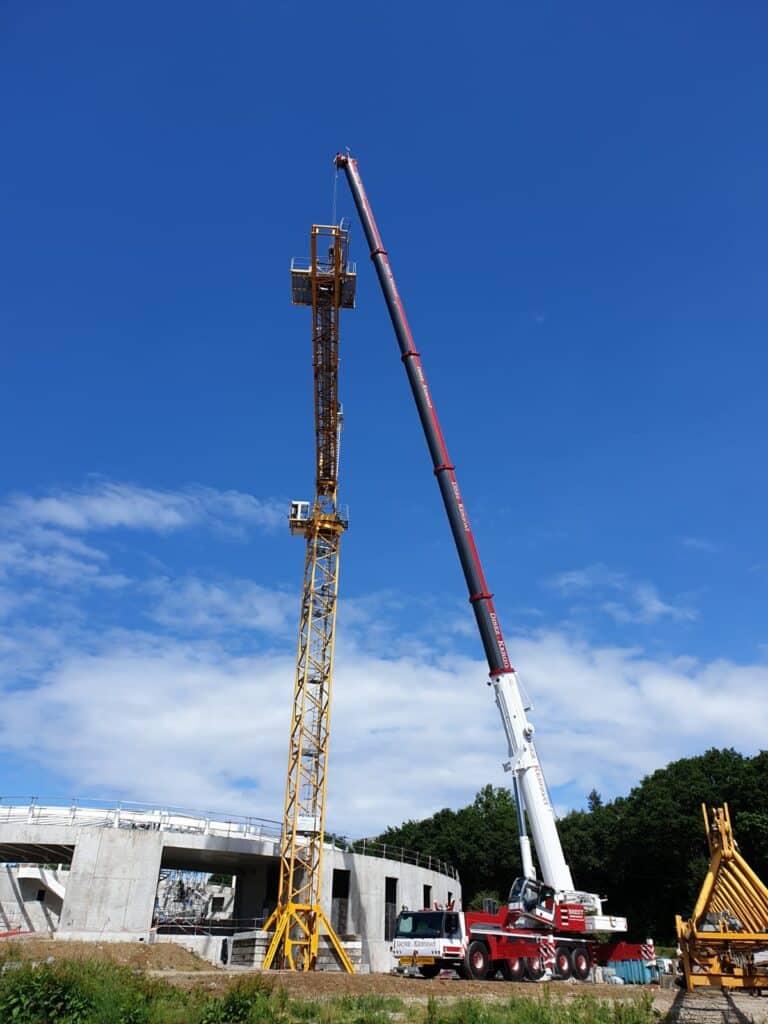 Démontage grue à tour à Quimper 3