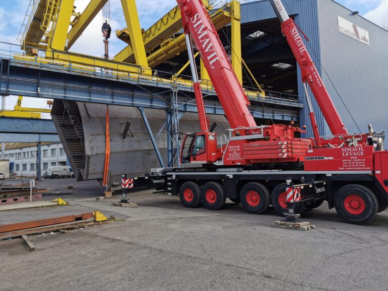 Grutage et levage d'équipements industriels lourds 5